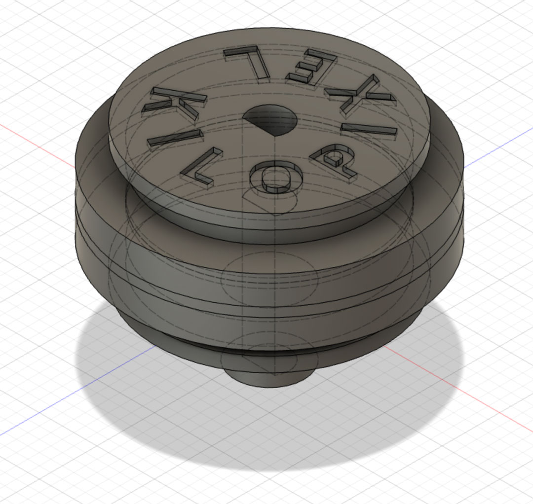 Custom LEGO wheel hub to connect to motor